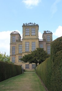 Hardwick Hall photographed from the gardens