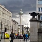 Clouds over Liverpool city centre 2