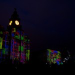 Liverpool Three Graces Meccano Projection - May 24th 2015
