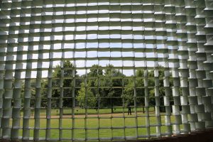 Serpentine Pavilion 2016 inside looking out