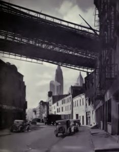 Front Street New York in late 1930s from FWP Guide to New York